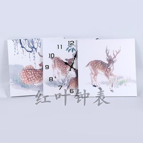 电表箱装饰画带钟表可推拉遮挡配电箱北欧空开强电源箱总闸盒挂画 家居颜值与实用功能的完美融合